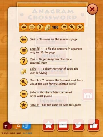 Изображение игры: Easy Crossword - Anagram - Pack 1!