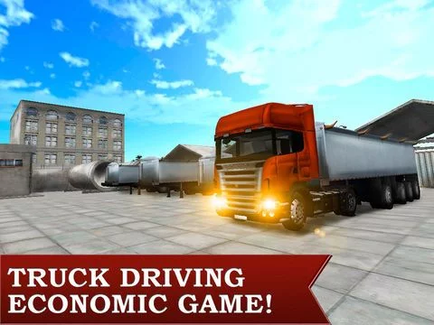 Изображение игры: Euro Truck Simulator 3D Free