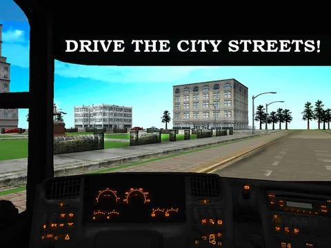 Изображение игры: Euro Truck Simulator 3D Free