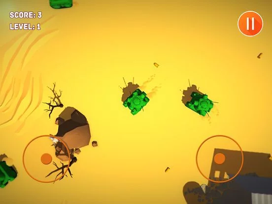Изображение игры: Toy Tank.io Battle 3D FULL