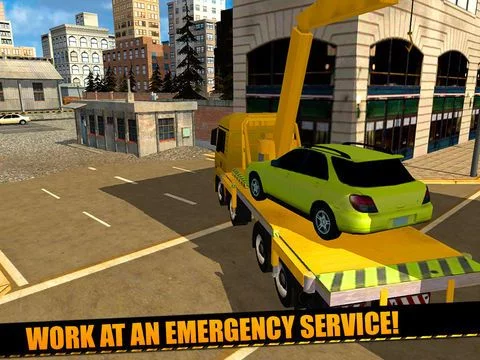 Изображение игры: Tow Truck Simulator: Car Transporter 3D