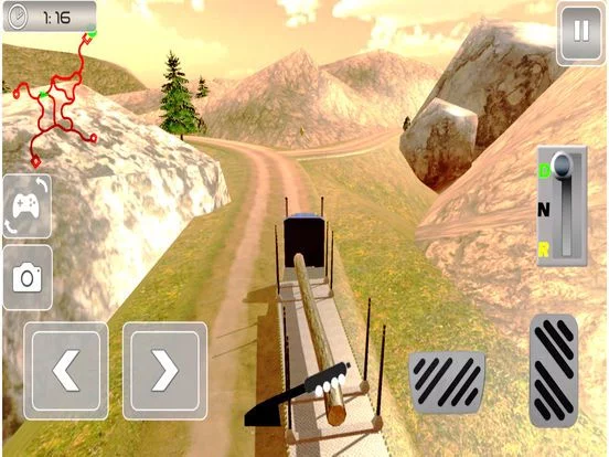 Изображение игры: Extreme Truck Hill Drive: Real Mountain Climb-er