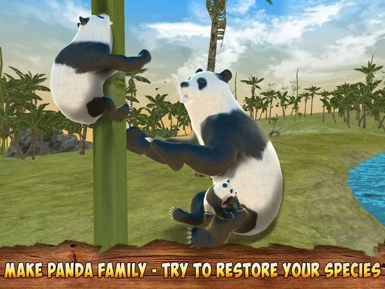 Изображение игры: Panda Bear Simulator 3D