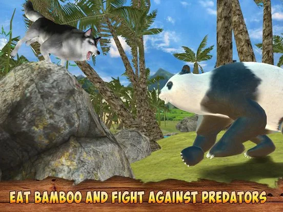 Изображение игры: Panda Bear Simulator 3D