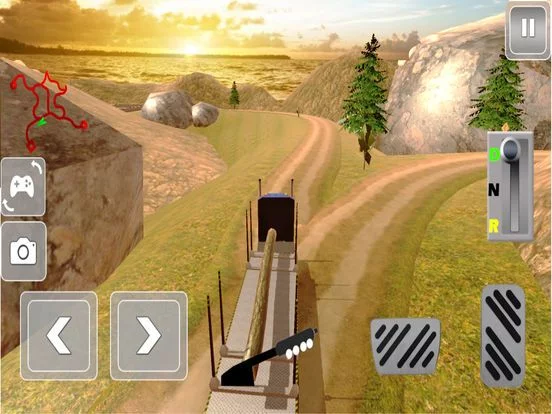 Изображение игры: Extreme Truck Hill Drive: Real Mountain Climb-er