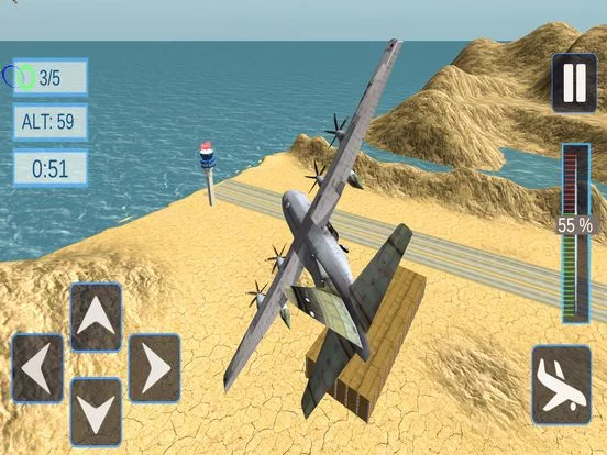 Изображение игры: Airplane Pilot Flight Training