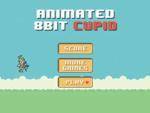 Изображение игры: Animated Cupid 8bit