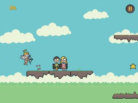 Изображение игры: Animated Cupid 8bit