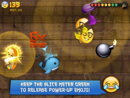 Изображение игры: Emoji Samurai: Slice and dice emojis!