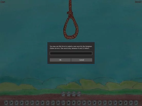 Изображение игры: Hangman Online
