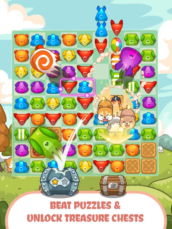 Изображение игры: Fancy Dogs - Puzzle & Puppies