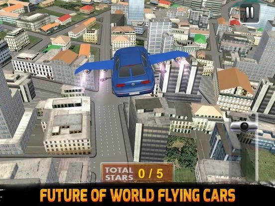 Изображение игры: Flying Car City Stunts