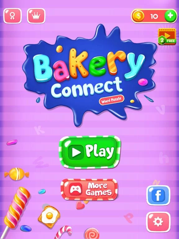 Изображение игры: Bakery Connect Word Puzzle