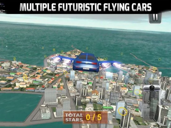 Изображение игры: Flying Car City Stunts