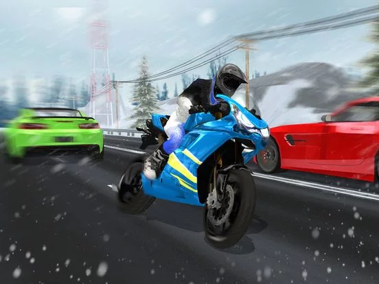 Изображение игры: Wrong Way Moto Racer