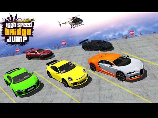 Изображение игры: High speed Bridge jump