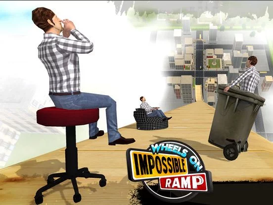 Изображение игры: Wheels On Impossible Ramp