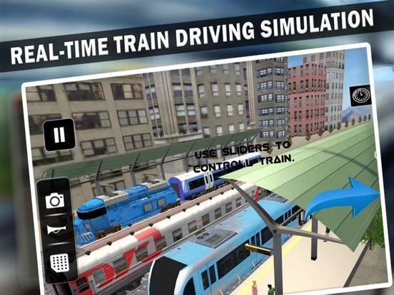 Изображение игры: Driver City Train Mission 3D