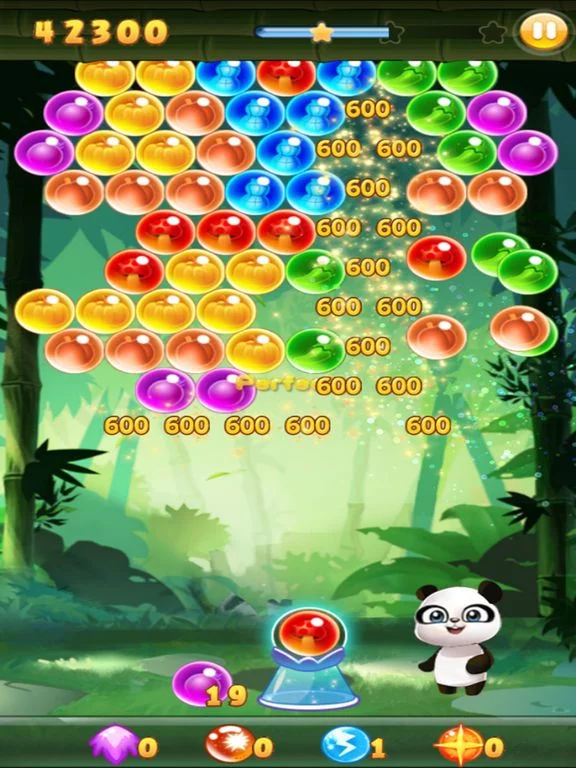 Изображение игры: Panda Bubble Pop-Free Pop Bubble Shoot Mania games