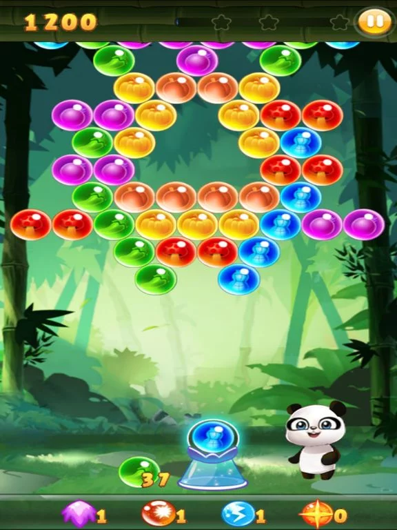 Изображение игры: Panda Bubble Pop-Free Pop Bubble Shoot Mania games