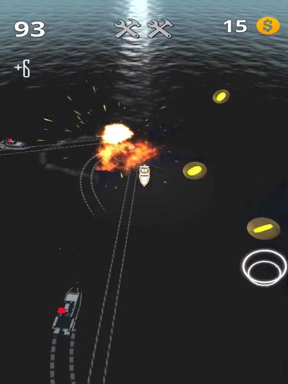 Изображение игры: Police Boat Chase Racing Drift
