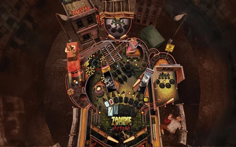 Изображение игры: Zombie Attack Pinball