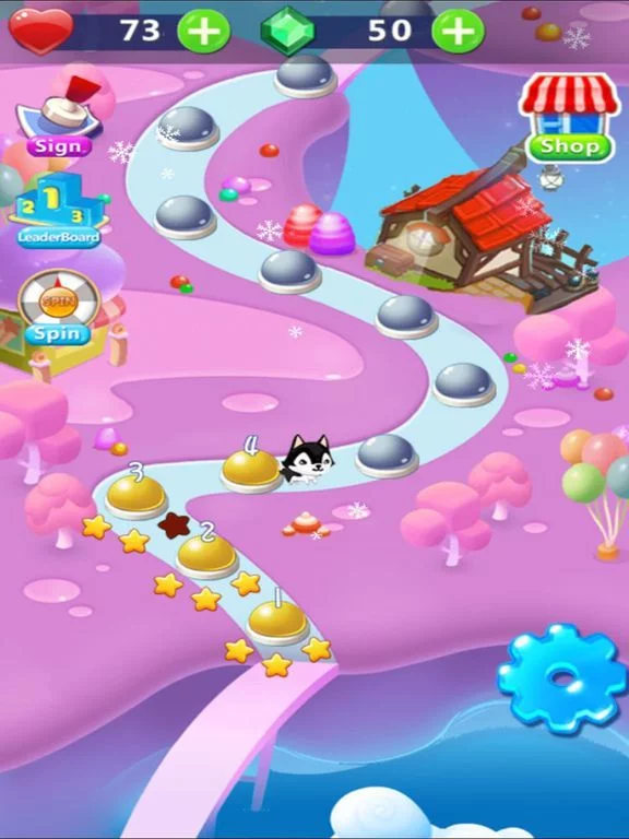 Изображение игры: Candy Mania Jelly Blast-match 3 puzzle crush free game