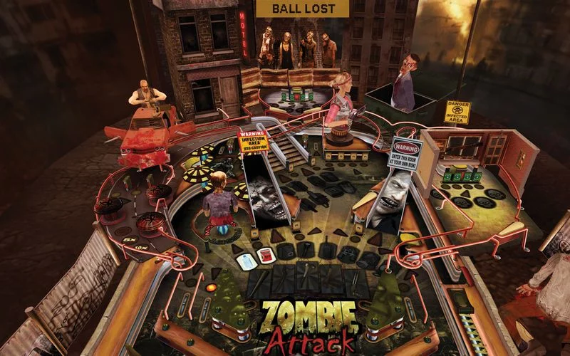 Изображение игры: Zombie Attack Pinball