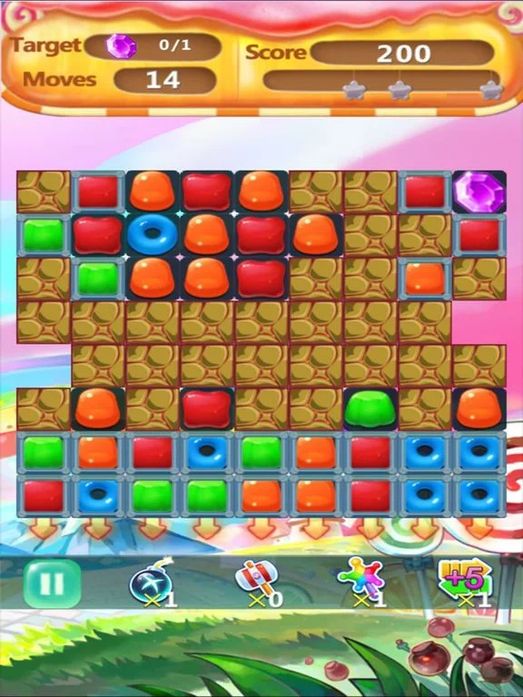 Изображение игры: Candy Mania Jelly Blast-match 3 puzzle crush free game