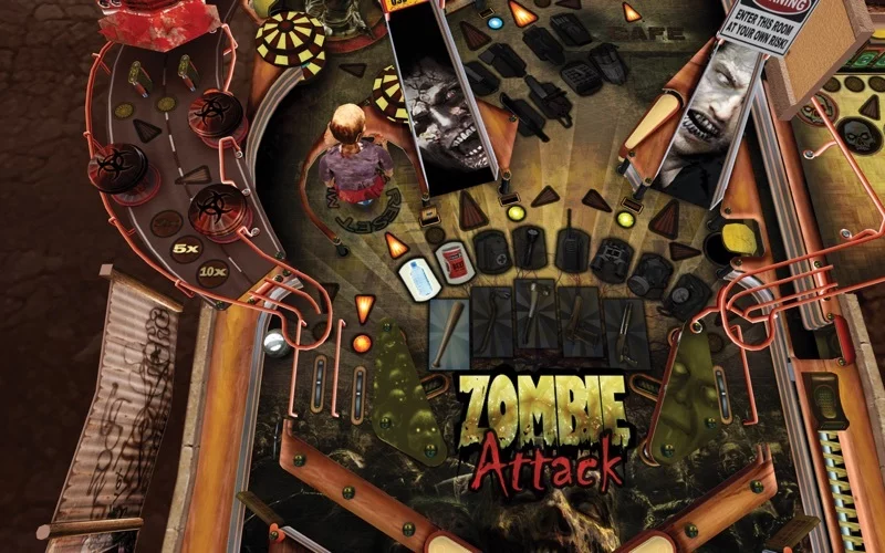 Изображение игры: Zombie Attack Pinball
