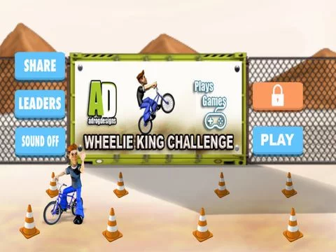Изображение игры: Wheelie King Challenge