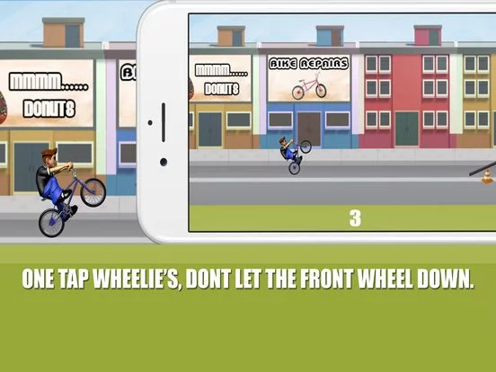 Изображение игры: BMX-Wheelie King 2