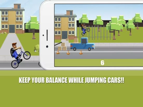 Изображение игры: BMX-Wheelie King 2