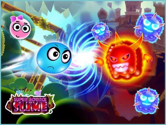 Изображение игры: Balls Dash-super slime blast