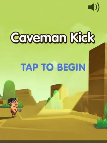 Изображение игры: Caveman Kick