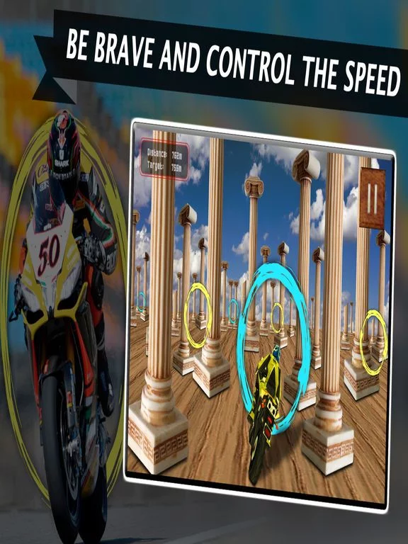 Изображение игры: Real Moto Race Free – Get the PRO version of motorcycle game as the race is on.