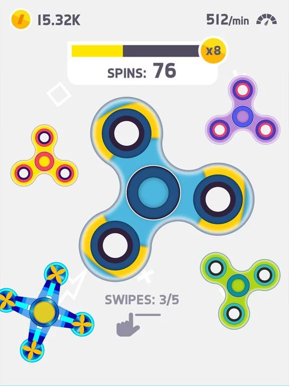 Изображение игры: Tricky Fidget Spinner - Tappy Challenge