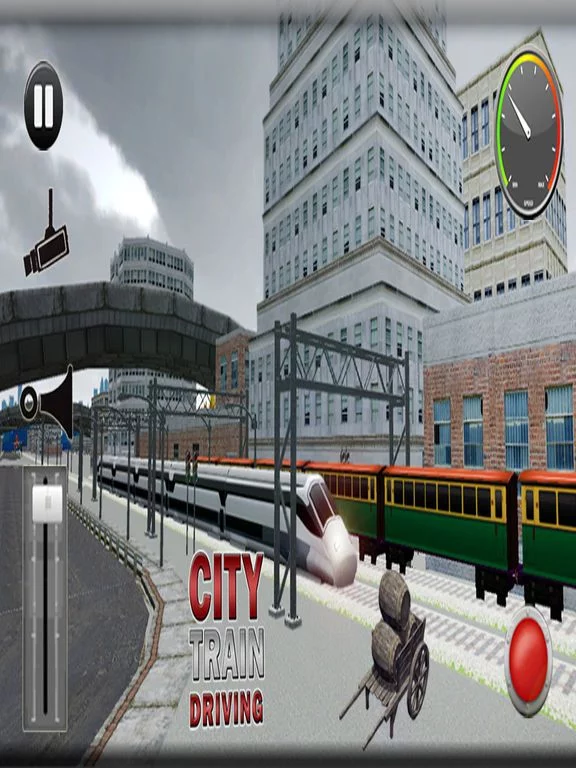 Изображение игры: Bullet Train Subway Journey-Rail Driver at Station