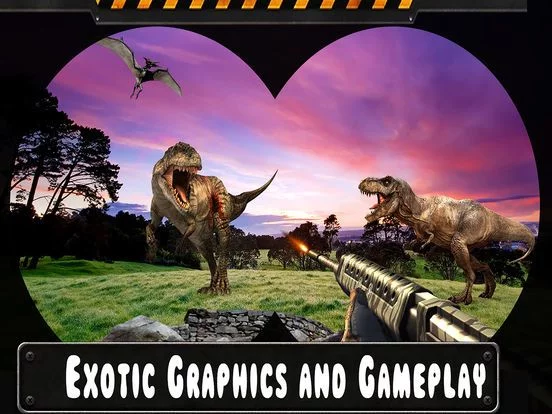 Изображение игры: Dino Hunter Sniper 3D - Dinosaur Target Kids Games