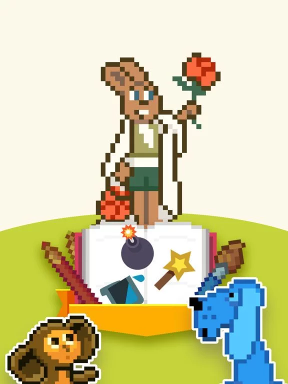 Изображение игры: Pixel stories: coloring book