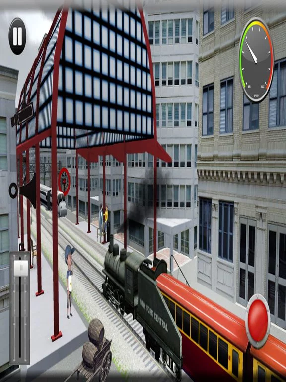 Изображение игры: Bullet Train Subway Journey-Rail Driver at Station