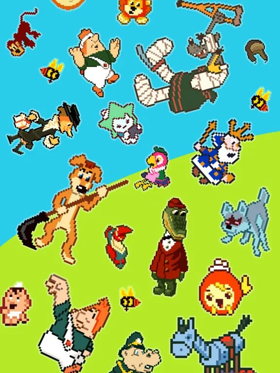 Изображение игры: Pixel stories: coloring book
