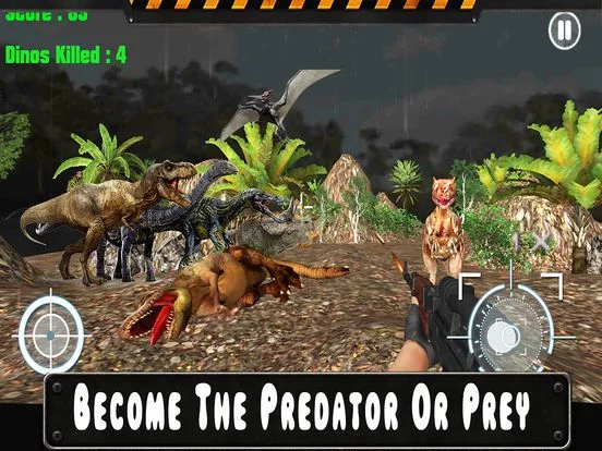 Изображение игры: Dino Hunter Sniper 3D - Dinosaur Target Kids Games
