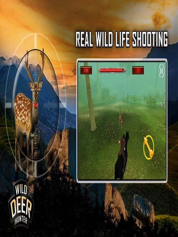 Изображение игры: The Deer Bow Hunting-Real Jungle Archery challenge