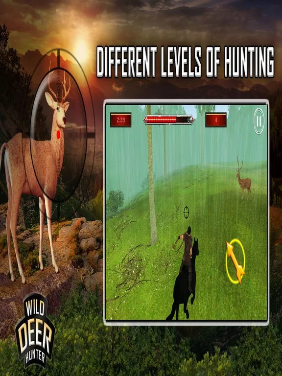 Изображение игры: The Deer Bow Hunting-Real Jungle Archery challenge