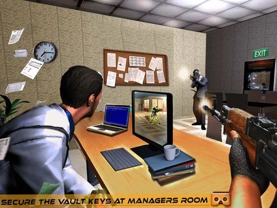 Изображение игры: Vr Secret Agent Bank Robbery Escape