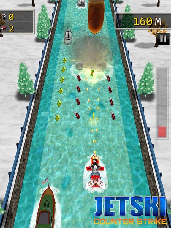 Изображение игры: Jet Ski Counter Strike - Free 3D War Shooting Game