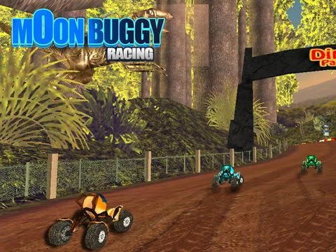 Изображение игры: Moon Buggy Racing