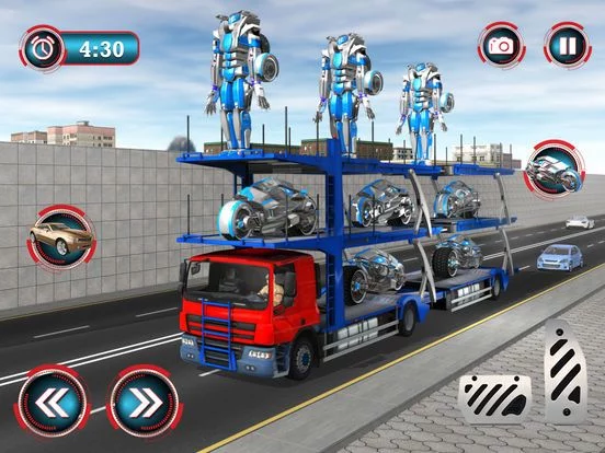 Изображение игры: Multi Robot City Transport Driving Sim