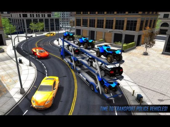 Изображение игры: US Police ATV Quad Bike Game